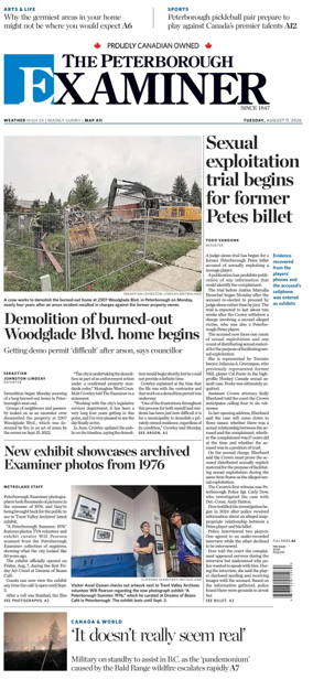 Cover of The Peterborough Examiner