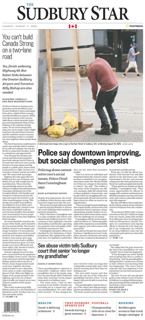 Cover of The Sudbury Star