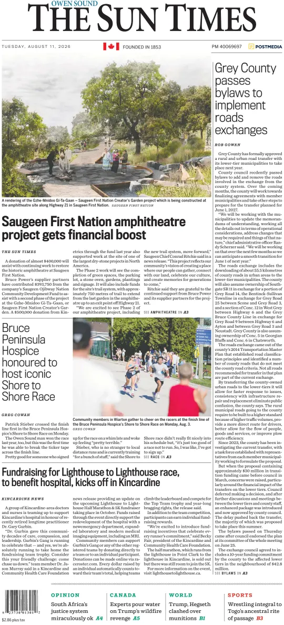 Cover of The Sun Times (Owen Sound)