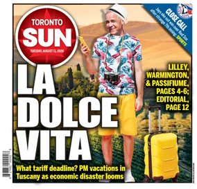 Cover of Toronto Sun