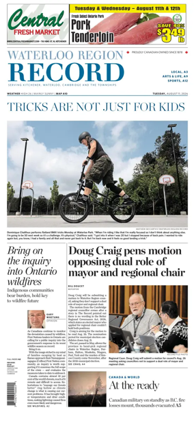 Cover of Waterloo Region Record