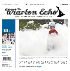 Cover of Wiarton Echo