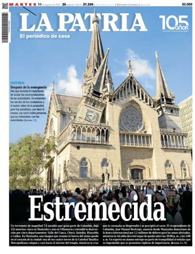 Cover of La Patria (Colombia)