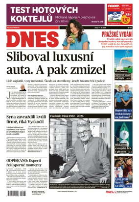 Cover of Dnes Prague Edition