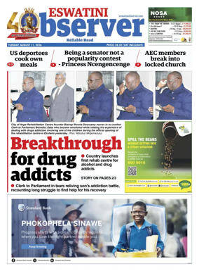 Cover of Eswatini Observer