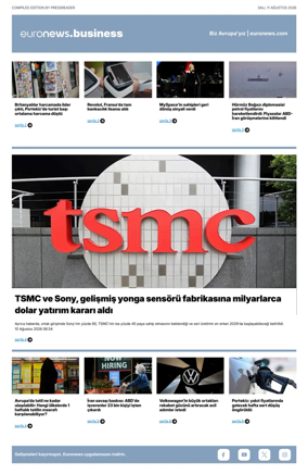 Cover of Euronews Business (Turkish) Compiled Editions