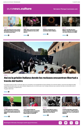 Cover of Euronews Culture and Sport (Spanish) Compiled Edition