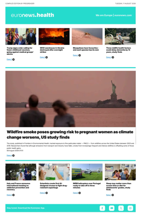 Cover of Euronews Health (English) Compiled Edition
