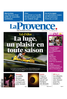Cover of La Provence Alpes-de-Haute-Provence