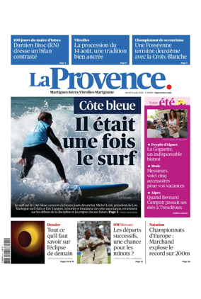 Cover of La Provence Martigues-Istres-Vitrolles-Marignane