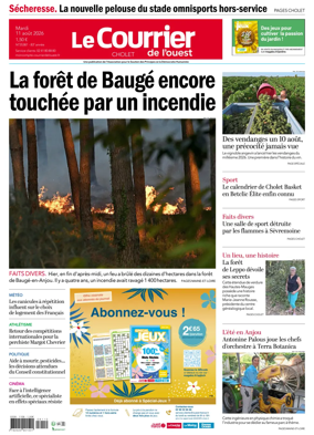 Cover of Le Courrier de l’Ouest (Cholet)