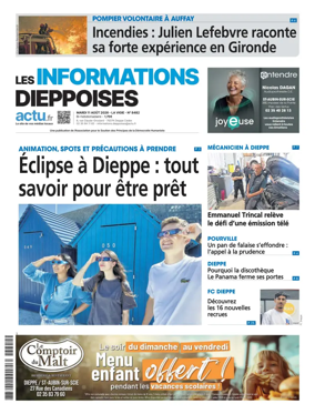 Cover of Les Informations Dieppoises