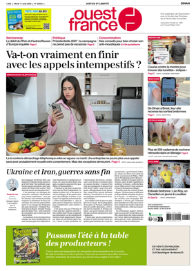 Cover of Ouest France (Dinan)