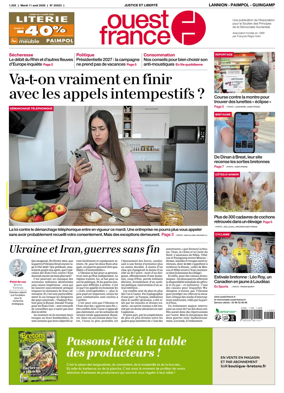 Cover of Ouest-France (Lannion / Paimpol / Guingamp)