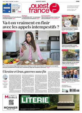 Cover of Ouest France (Orne)