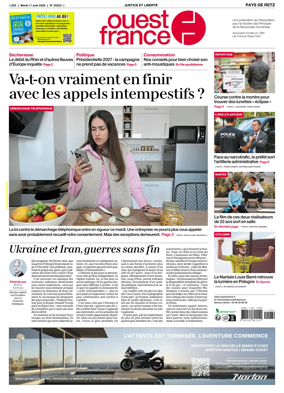 Cover of Ouest France (Pornic / Pays de Retz)