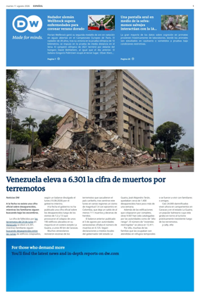 Cover of Deutsche Welle (Spanish edition)