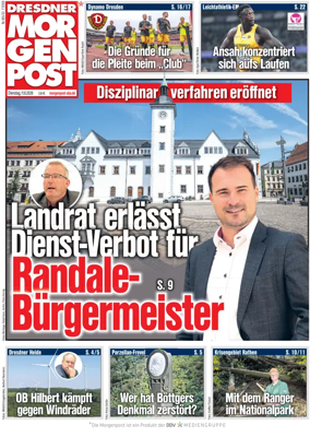 Cover of Dresdner Morgenpost