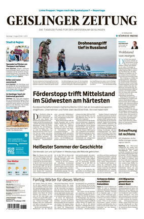 Cover of Geislinger Zeitung