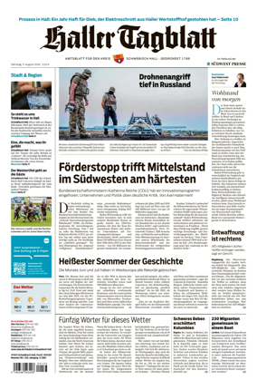 Cover of Haller Tagblatt