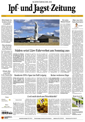 Cover of Ipf- und Jagst-Zeitung