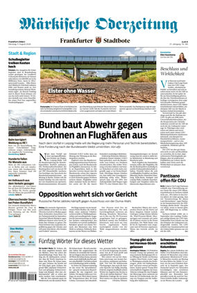 Cover of Markische Oderzeitung Frankfurt (Oder)