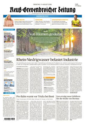 Cover of Neuss-Grevenbroicher Zeitung Neuss
