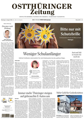 Cover of Ostthuringer Zeitung (Saale-Holzland-Kreis)
