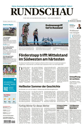 Cover of Rundschau fur den Schwabischen Wald – Der Kocherbote