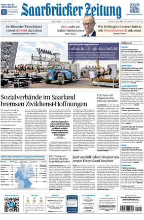 Cover of Saarbruecker Zeitung