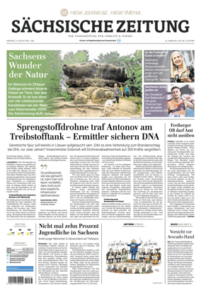 Cover of Sachsische Zeitung (Gorlitz & Niesky)