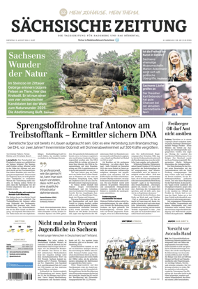 Cover of Sachsische Zeitung (Rodertal)