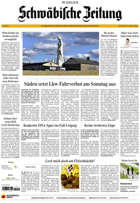 Cover of Schwabische Zeitung (Wangen)