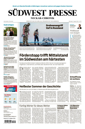 Cover of SUDWEST PRESSE - Neckar-Chronik