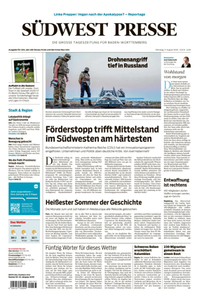 Cover of Sudwest Presse