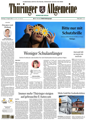 Cover of Thuringer Allgemeine (Weimar)