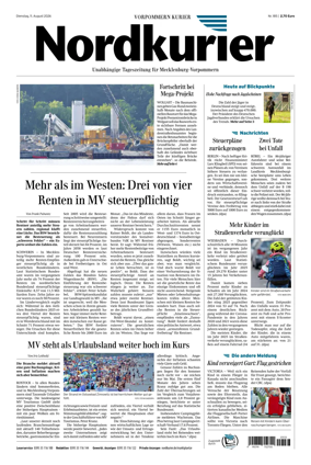 Cover of Vorpommern Kurier (Anklam)