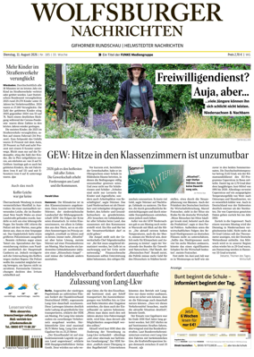 Cover of Wolfsburger Nachrichten (Wolfsburg-Gifhorn)