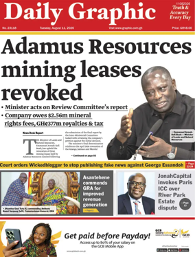 Cover of Daily Graphic