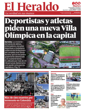 Cover of Diario El Heraldo