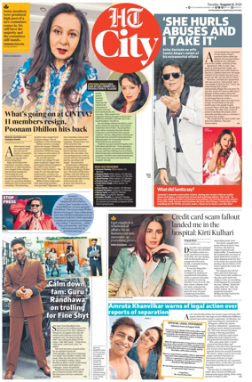 Cover of Hindustan Times (Chandigarh) - City