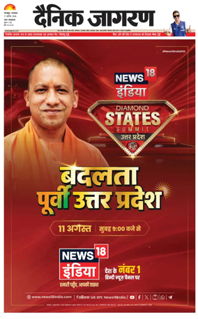 Cover of Dainik Jagran - Gorakhpur