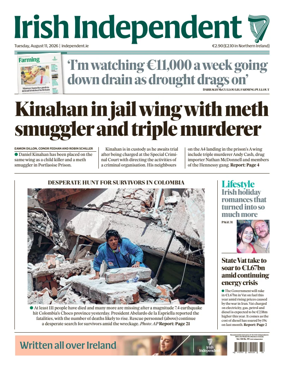 Cover of Irish Independent