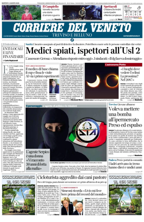 Cover of Corriere del Veneto (Treviso e Belluno)