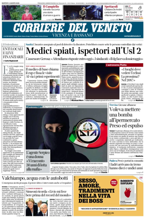 Cover of Corriere del Veneto (Vicenza e Bassano)