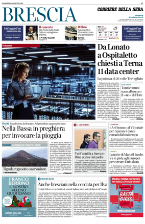 Cover of Corriere della Sera (Brescia)