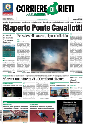Cover of Corriere di Rieti