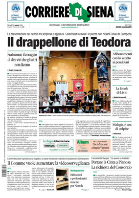 Cover of Corriere di Siena