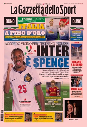 Cover of La Gazzetta dello Sport - Napoli