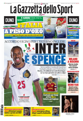 Cover of La Gazzetta dello Sport - Roma